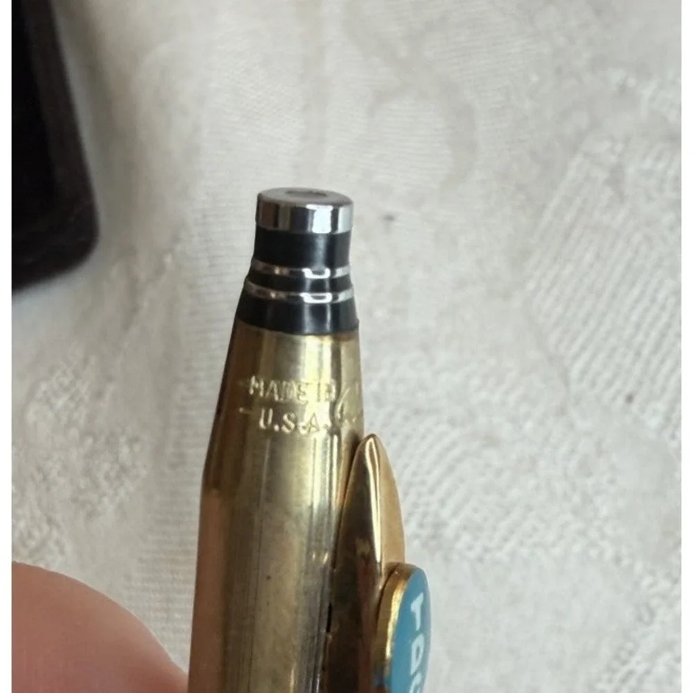 Quill Gold Filled Ballpoint Pen & Mechanical Pencil Set TEN YEARS OF SERVICE
